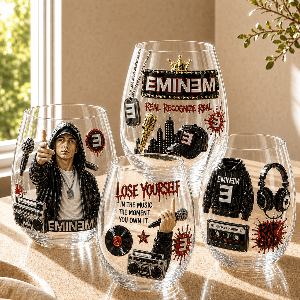 Premium EMN Wine Glass Cup TMH