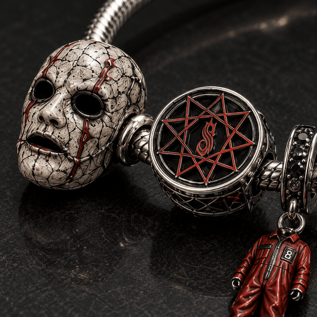 SLK silver Charm Bracelet Set BMD