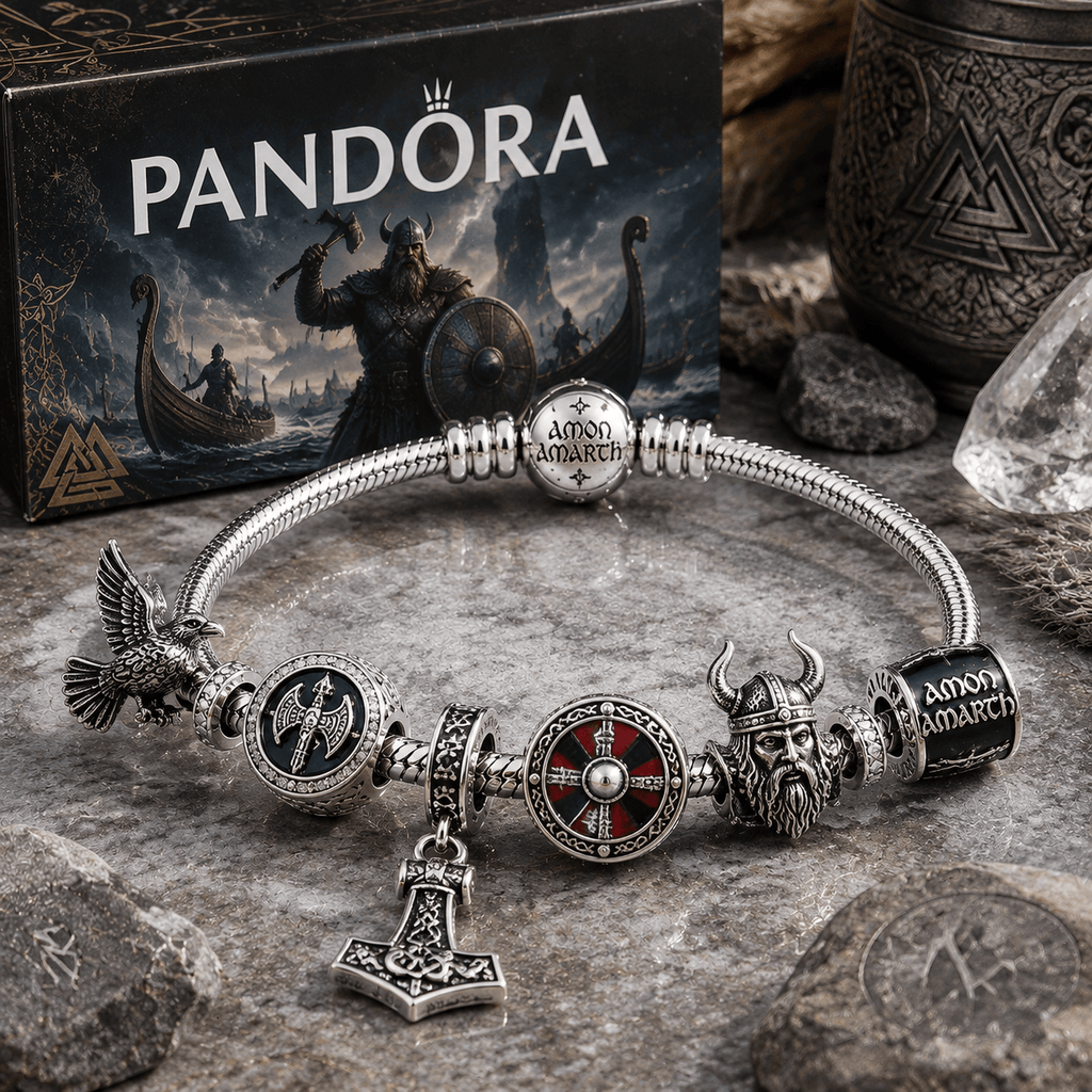 AMAM Sliver Charm Bracelet Set PTT