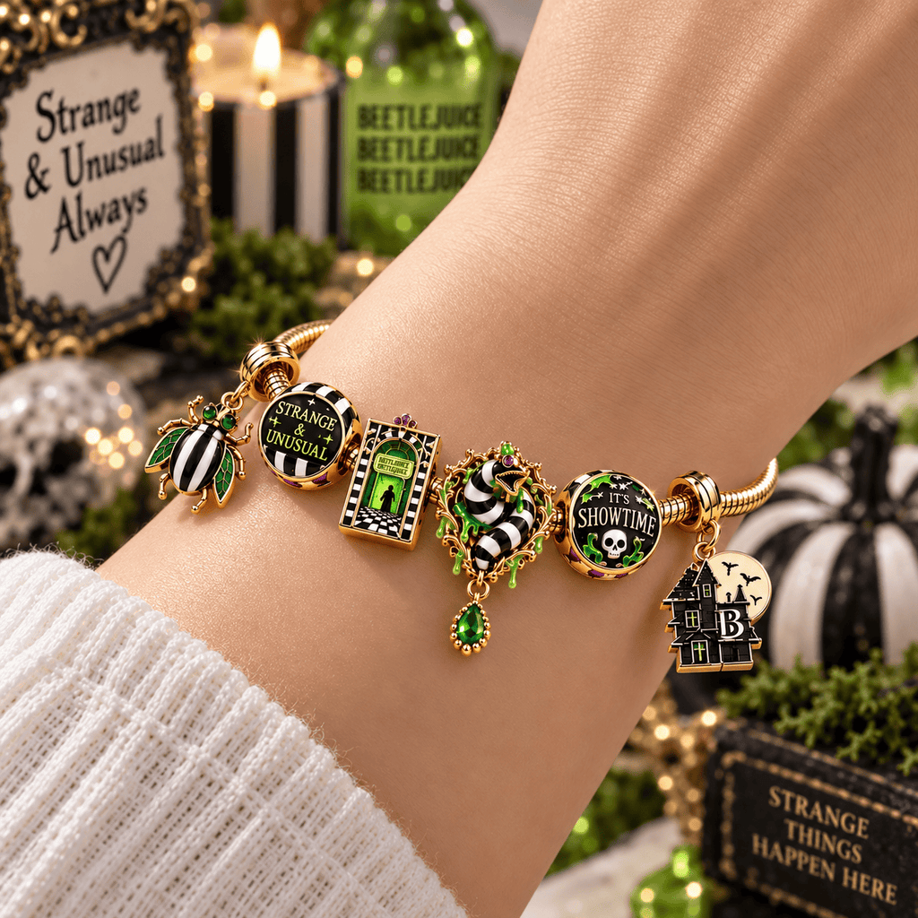 BTJ Gold Charm Bracelet Set TTN