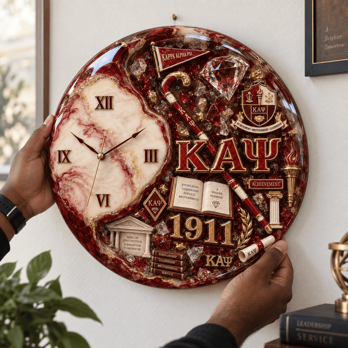 Premium KPAP Statement 3D Decorative Wall Clock HTTT