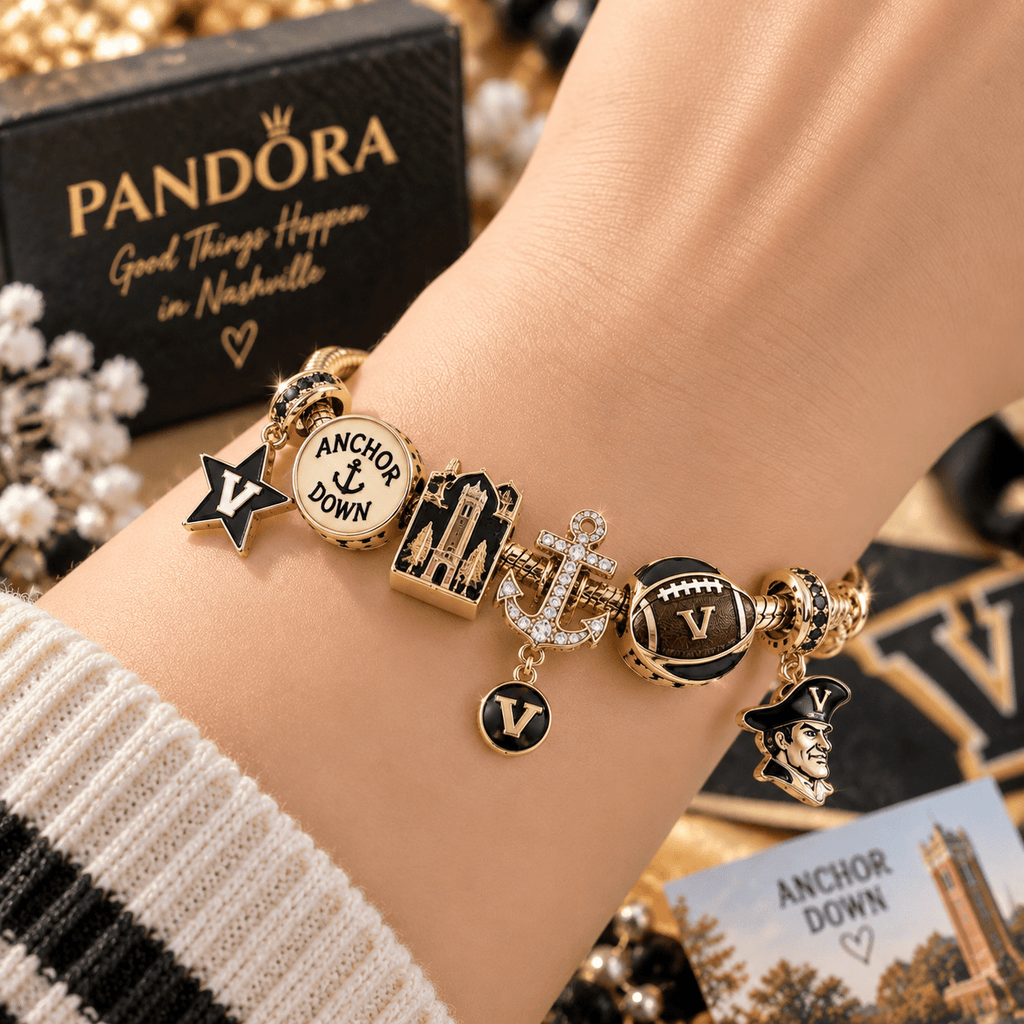 VDBC Gold Charm Bracelet Set TTN