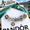 OKAA Silver Charm Bracelet Set VTH