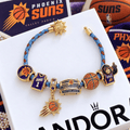 PNS Braided Leather Charm Bracelet Set VTH