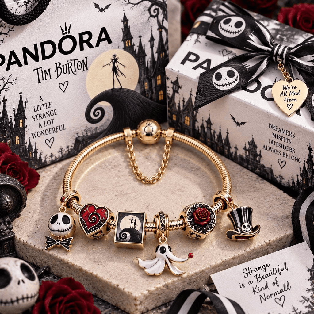 TBTN Gold Charm Bracelet Set TTN