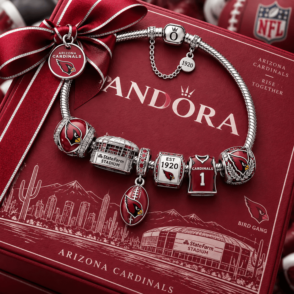 ARCD Silver Charm Bracelet Set PTT