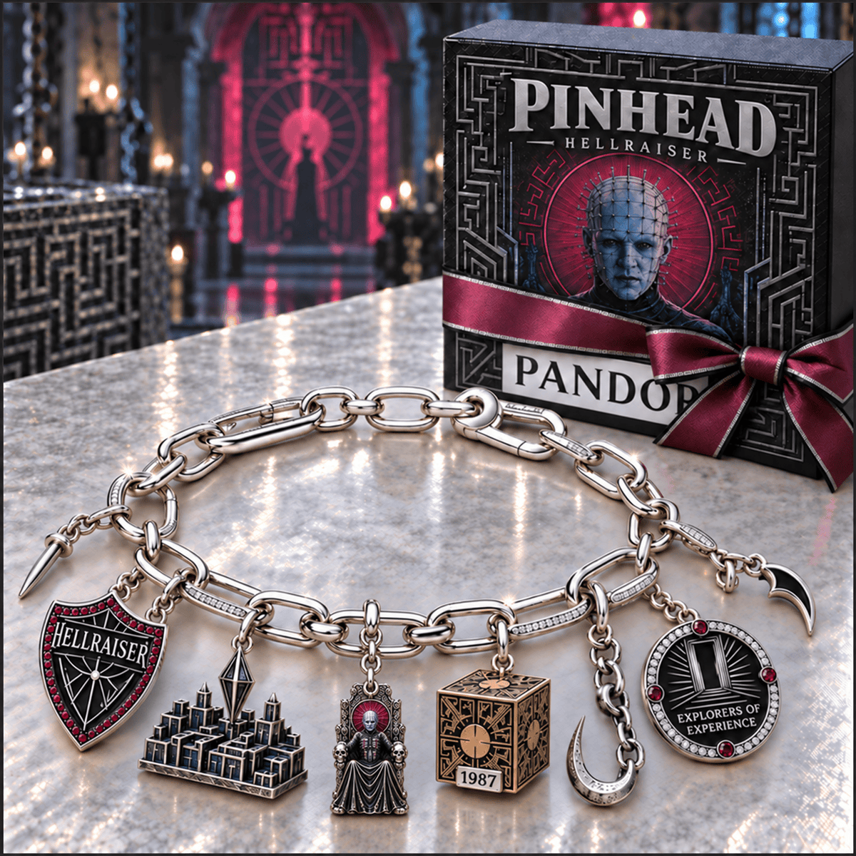PHD Silver Charm Bracelet Set NTVA
