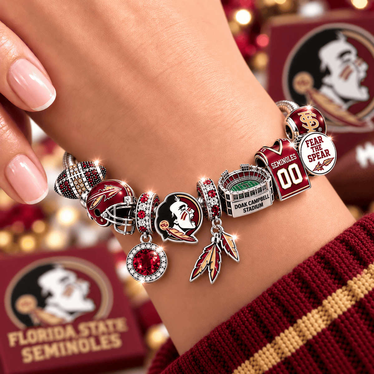 FSS Silver Charm Bracelet Set BMD