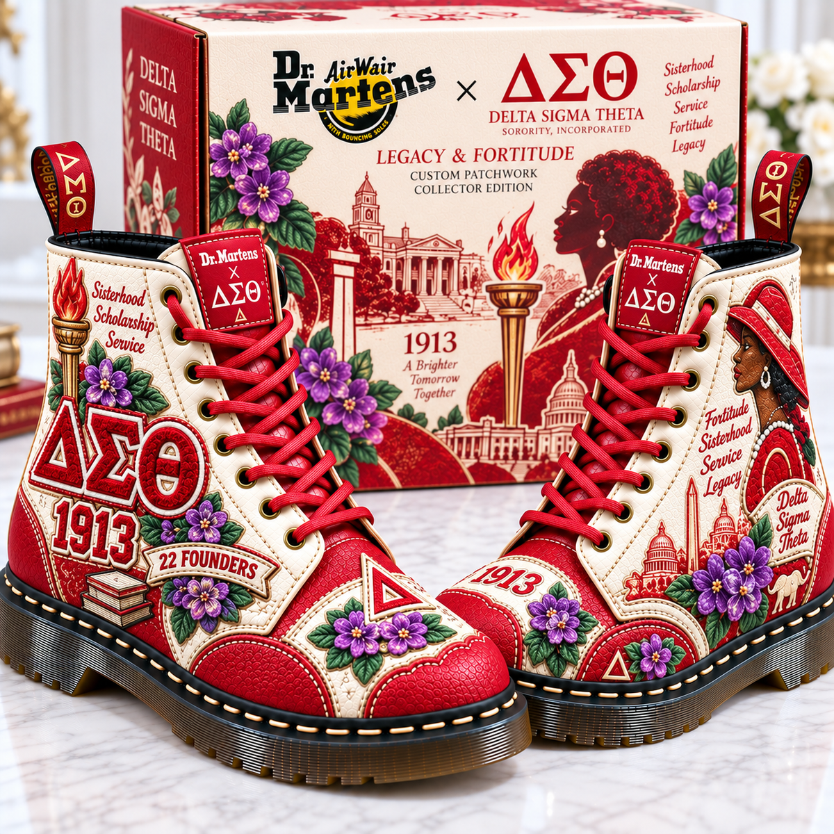 ZPB Premium Leather Lace-Up Boots LNTH