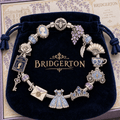 BDGT Silver Charm Bracelet Set TTTT